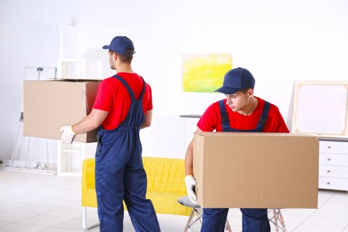 Professional flat removals team handling a Brent apartment move
