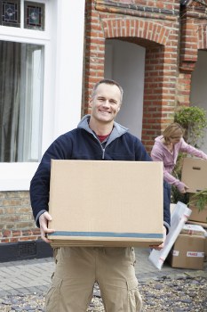 Professional same day removals in Brent with a moving van in a residential street