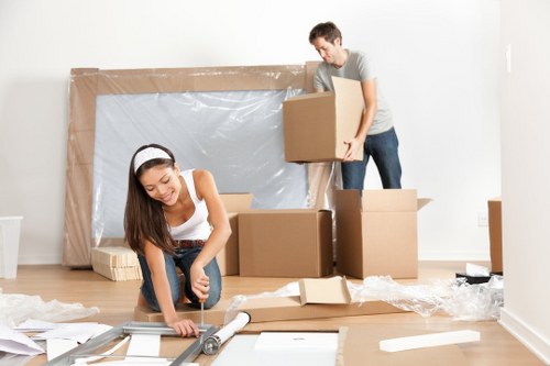 Removal company in Brent helping with a household move