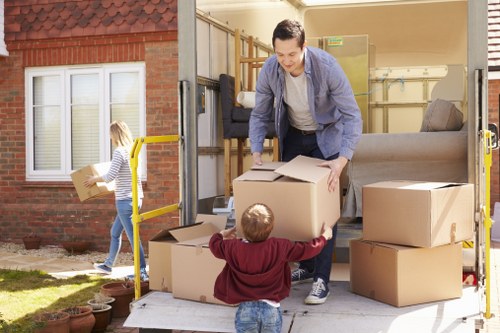 Furniture pick-up service removing bulky household items in Brent
