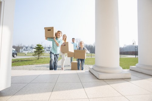 Careful packing materials used for removals Brent services