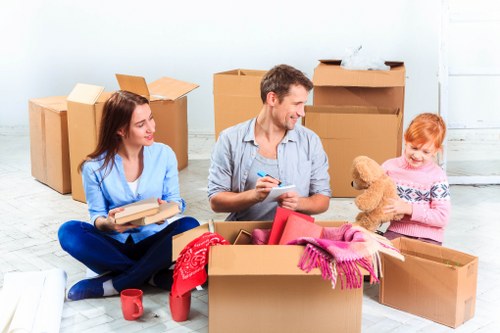 Moving team handling house removals in Brent street with local access challenges