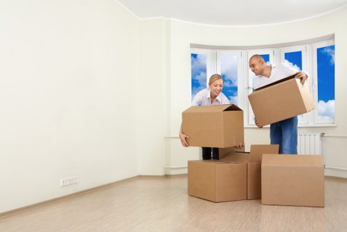 Supervisor reviewing safety procedures before a relocation