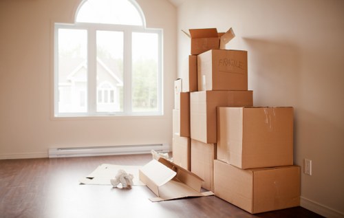 Removal team planning a house move in Brent