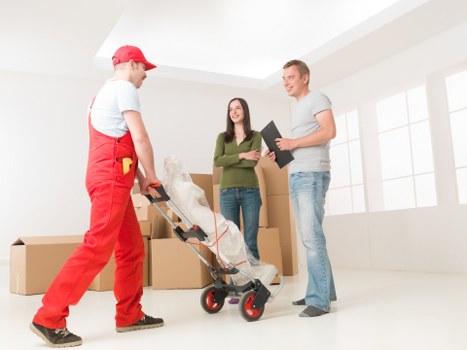 Brent residential flat move with careful stair access handling