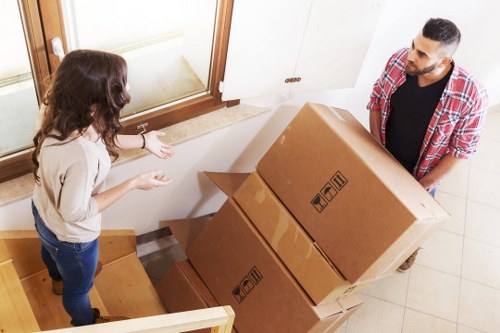 Customer service process for a moving company