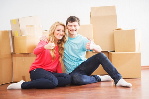 Commercial office move logistics in Brent
