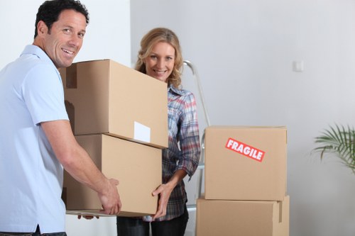 Affordable student removals service in Brent with moving van